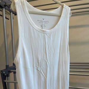 White soft cotton tank